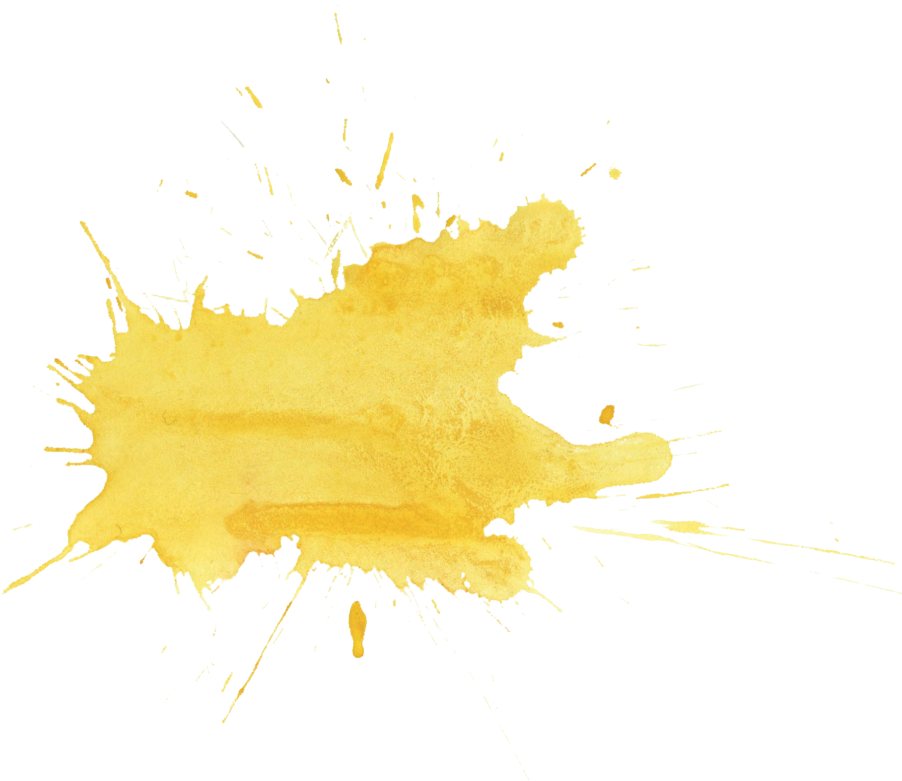 20 Yellow Watercolor Splatter (PNG Transparent) | OnlyGFX.com