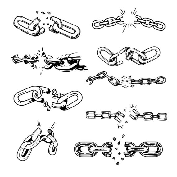 90 Stylish Chain Tattoos Designs for Men and Women 